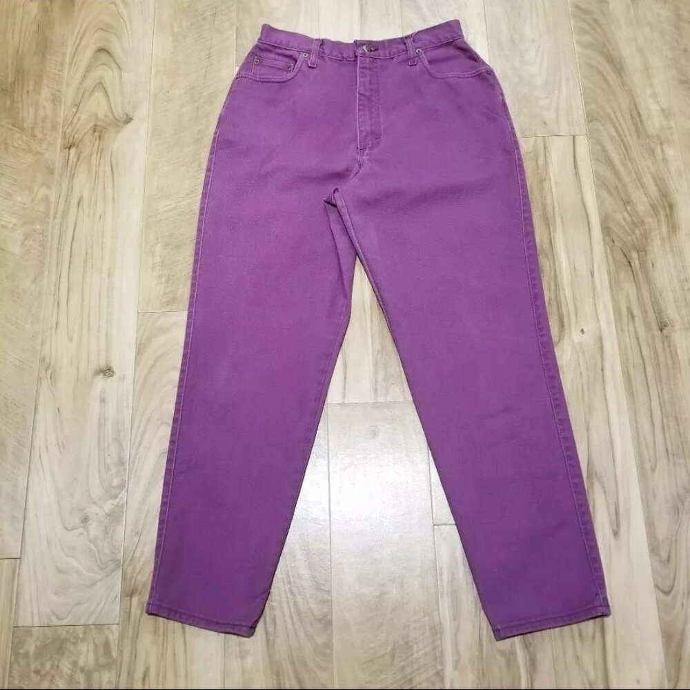 Best American Vintage Purple High Rise Mom Jeans W30 L29